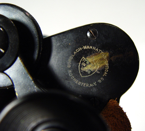 Appraisal: Pair of military binoculars in a leather case by Gundlach