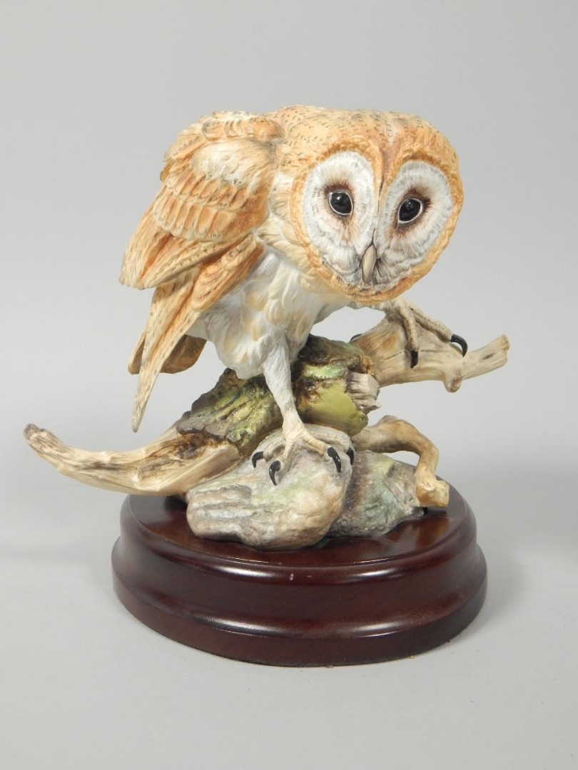 Appraisal: A Coalport limited edition figure of a barn owl from