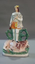 Appraisal: A Staffordshire figure of the lion hunter cmh