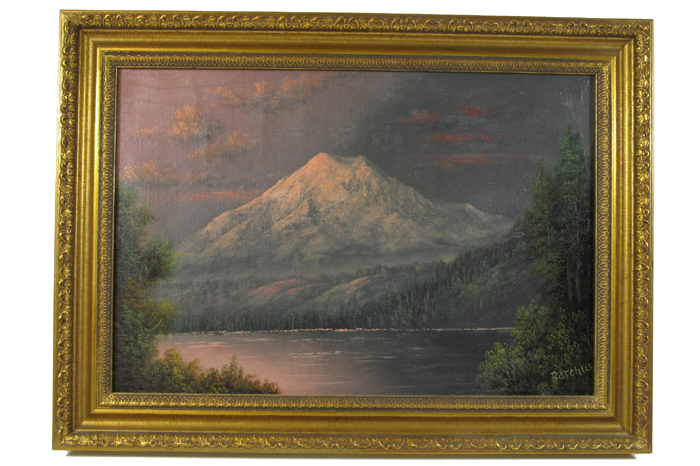 Appraisal: ELIZA R BARCHUS oil on canvas The Oregon Artist -