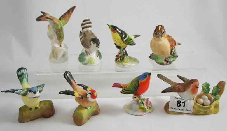 Appraisal: Crown Staffordshire Birds