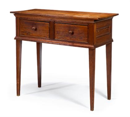 Appraisal: Pine Hunt board th century Rectangular top with molded edge