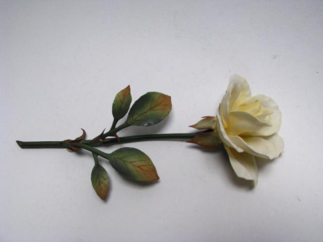 Appraisal: Boehm Porcelain Yellow Rose long very delicate in good condition