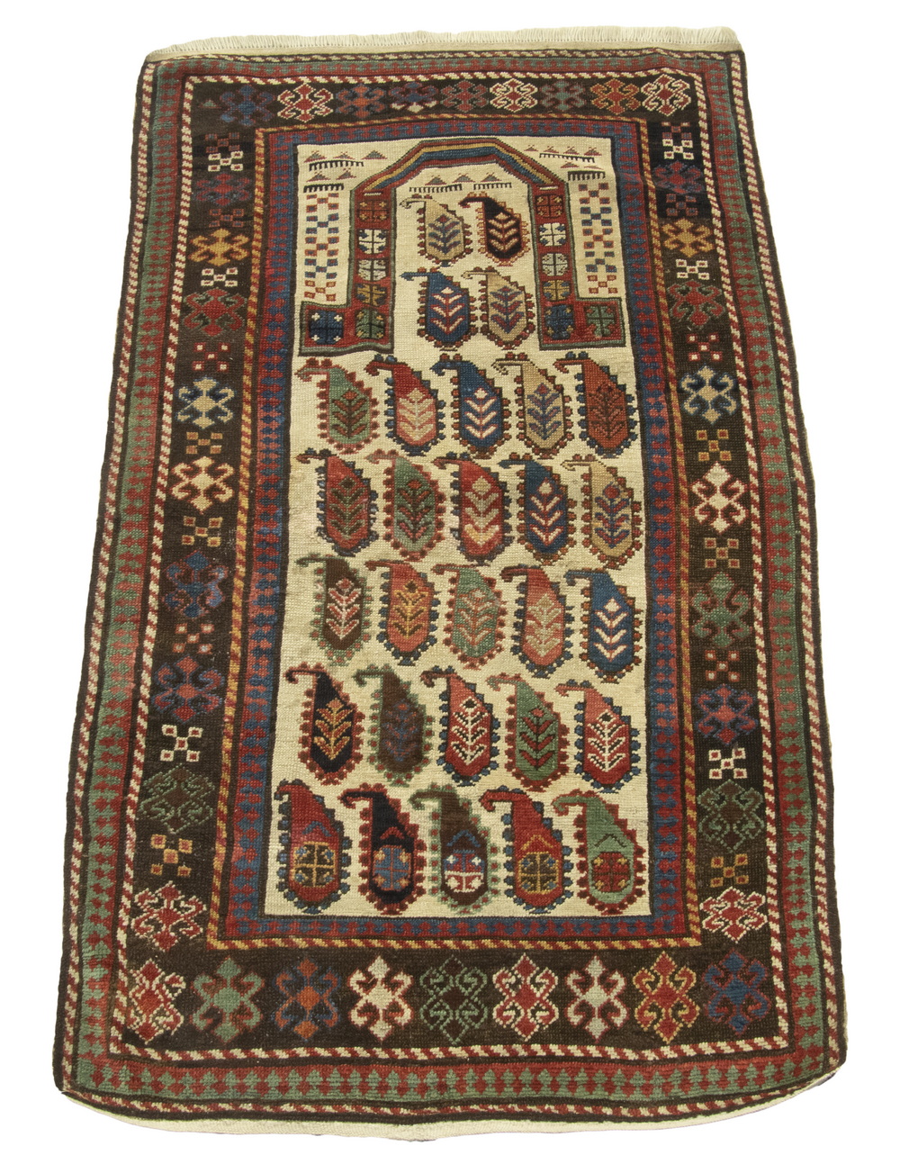 Appraisal: SHIRVAN PRAYER RUG ' X ' East Caucasus early th