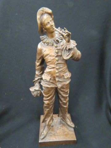 Appraisal: Charles Anfize Bronze Figure of a Harlequin well listed artist