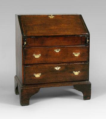 Appraisal: Fine Queen Anne child s desk pine throughout slant lid