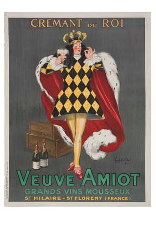 Appraisal: LEONETTO CAPPIELLO - VEUVE AMIOT x inches x cm Devambez