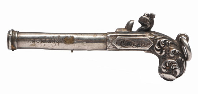 Appraisal: A PROPELLING PENCIL in the form of a Georgian flintlock