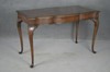 Appraisal: LIBRARY TABLE - Solid mahogany Queen Anne style library table