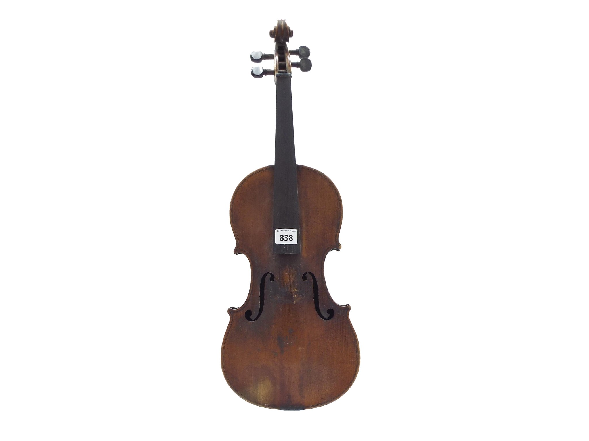 Appraisal: Late th century violin labelled Francesco Ruggieri cm