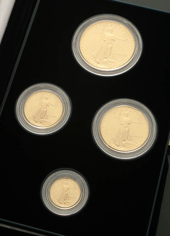 Appraisal: American Eagle Gold Bullion Coin Proof Set Dated The set