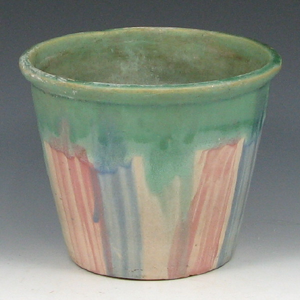 Appraisal: Hull Early Stoneware Flower Pot - Excellent Early Stoneware flower