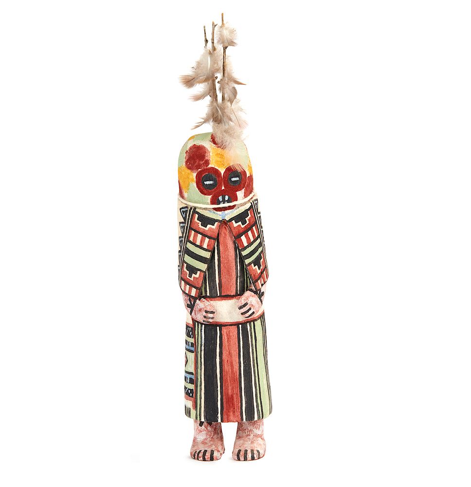 Appraisal: Hopi Earth God Kachina Masau'u Neil David Sr Hopi Earth