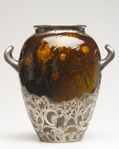 Appraisal: ROOKWOOD Large Standard glaze urn decorated by Matthew Daly with