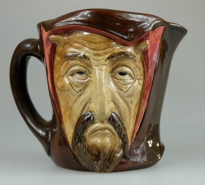 Appraisal: Royal Doulton large two sided character jug Mephistopheles with verse