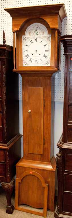 Appraisal: Federal style cherrywood tall-case clock Estimate - No condition report