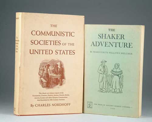 Appraisal: BOOK TWO SHAKER BOOKS The Shaker Adventure by Melcher signed