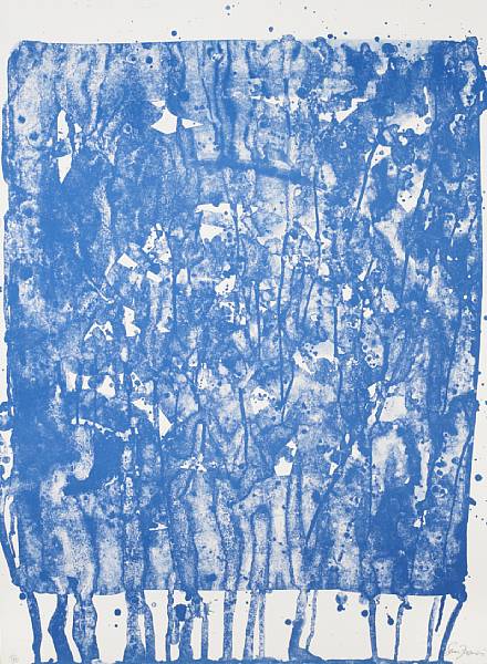 Appraisal: Sam Francis American - Untitled from Papierski Portfolio L Supp