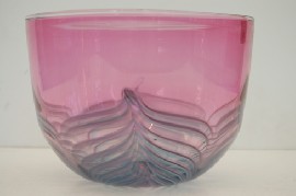 Appraisal: J SANTOS GLASS BOWL