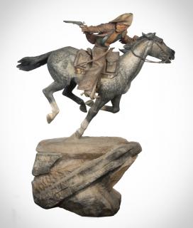 Appraisal: HARRY JACKSON - Pony Express bronze inches high inscribed in