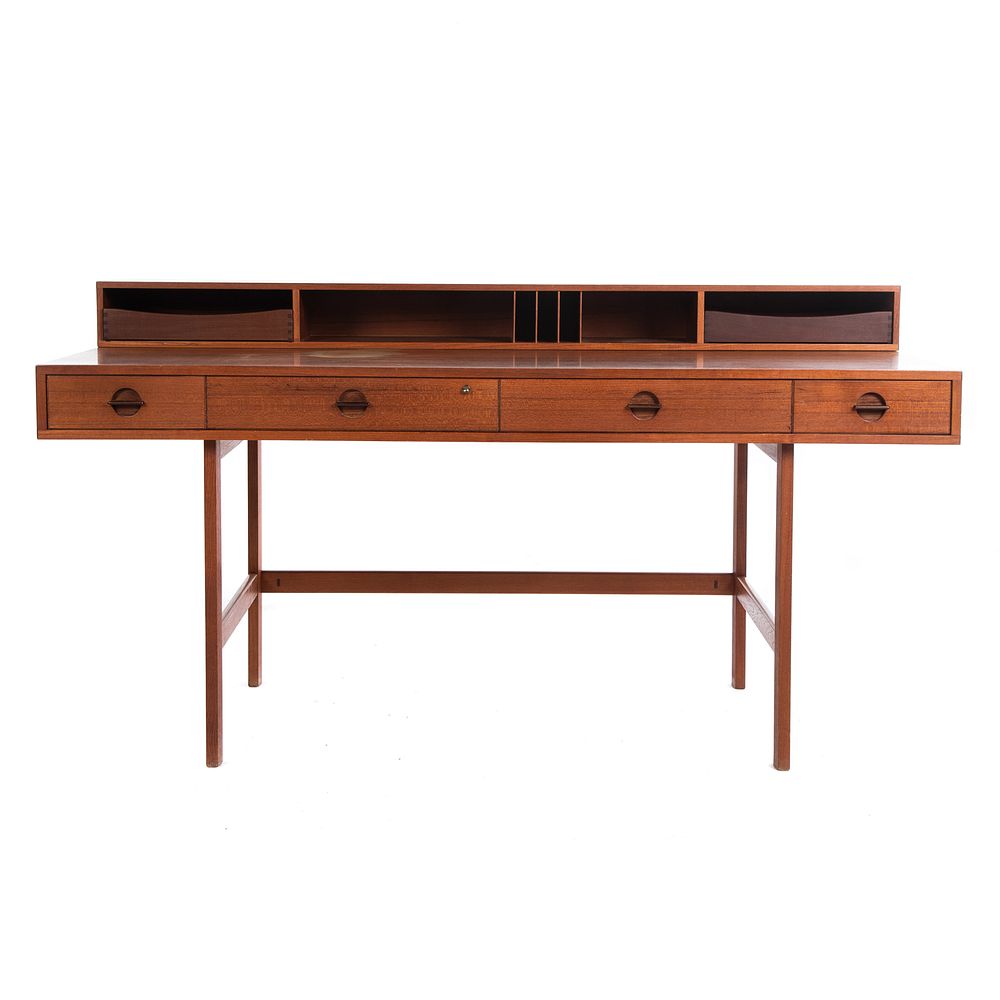 Appraisal: Peter Lovig Danish Mid-Century Desk Denmark circa s teak wood