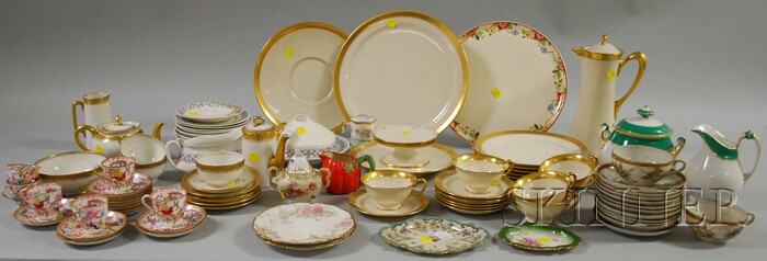 Appraisal: Large Lot of Assorted Decorated Porcelain and Ceramic Tableware including