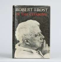 Appraisal: In the Clearing by Robert Frost New York Holt Rinehart