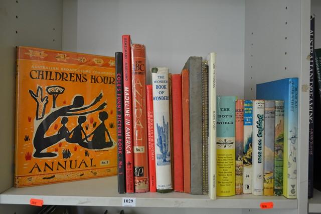 Appraisal: SHELF OF ASSORTED VINTAGE CHILDREN'S BOOKS INCL ' ABC CHILDRENS