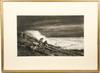 Appraisal: AQUATINT ETCHING - 'The Storm' by Kerr Eby CT -