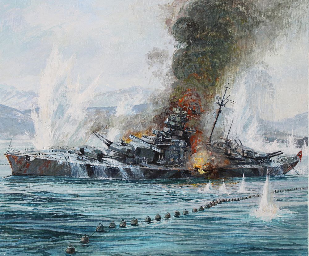 Appraisal: Brian Sanders B German Battleship Tirpitz Brian Sanders British B