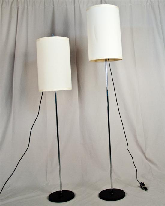 Appraisal: Ruser Kuntner KG Germany Pair of Floor Lamps Adjustable Height