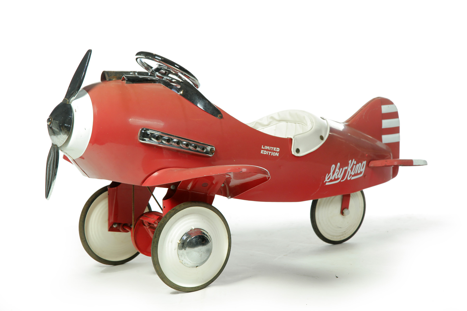 Appraisal: LIMITED EDITION SKY KING PEDAL OPERATED TOY PLANE Orange California