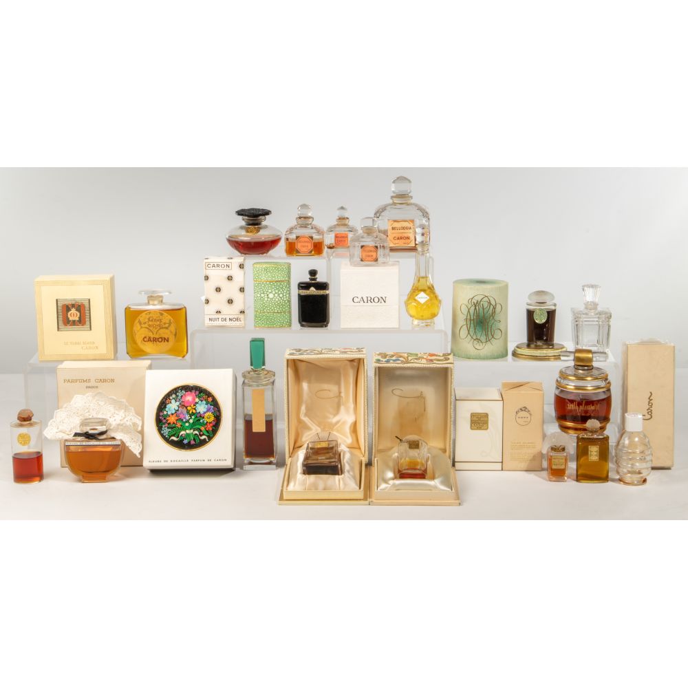 Appraisal: CARON AND COTY PERFUME BOTTLE COLLECTION items including by Caron