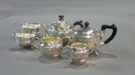 Appraisal: Two EP tea sets