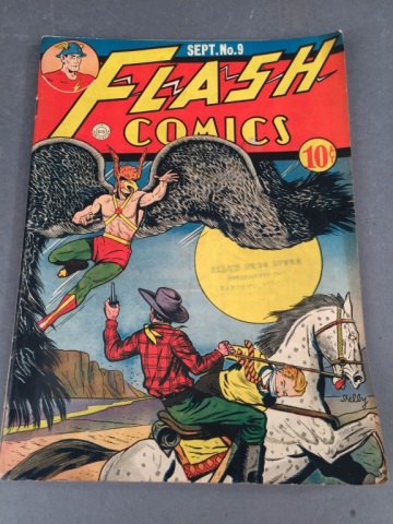 Appraisal: Flash Comics September Ungraded unrestored Most of these comics have