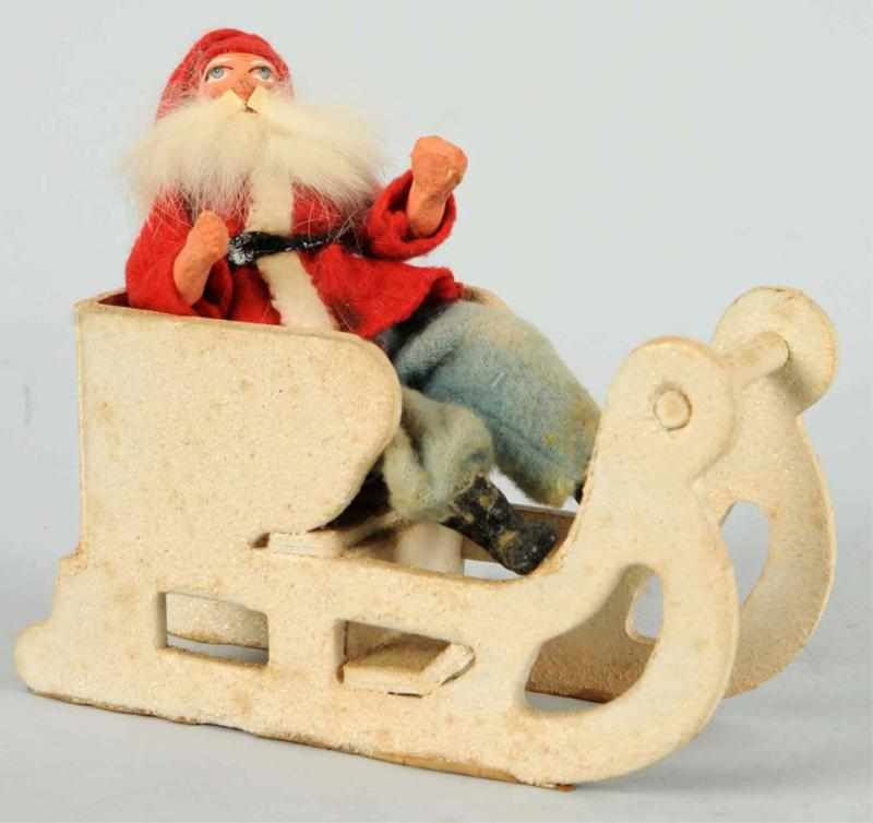 Appraisal: Santa with Sleigh Japanese Composition face and hands Condition Excellent