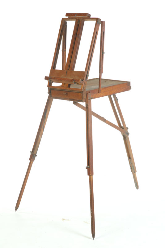 Appraisal: ARTIST'S TRAVELLING EASEL Late th-early th century mixed woods Original