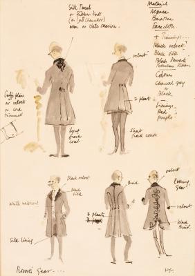 Appraisal: Hugh Casson - Provost's Gear watercolour sketches of four design