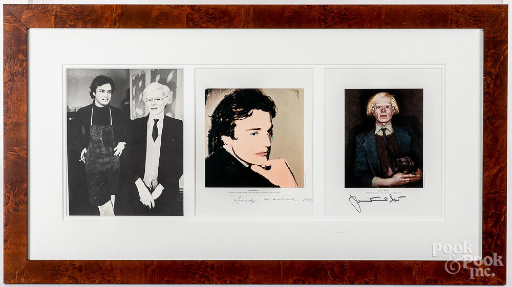 Appraisal: Andy Warhol and Jamie Wyeth exhibition brochure Andy Warhol and