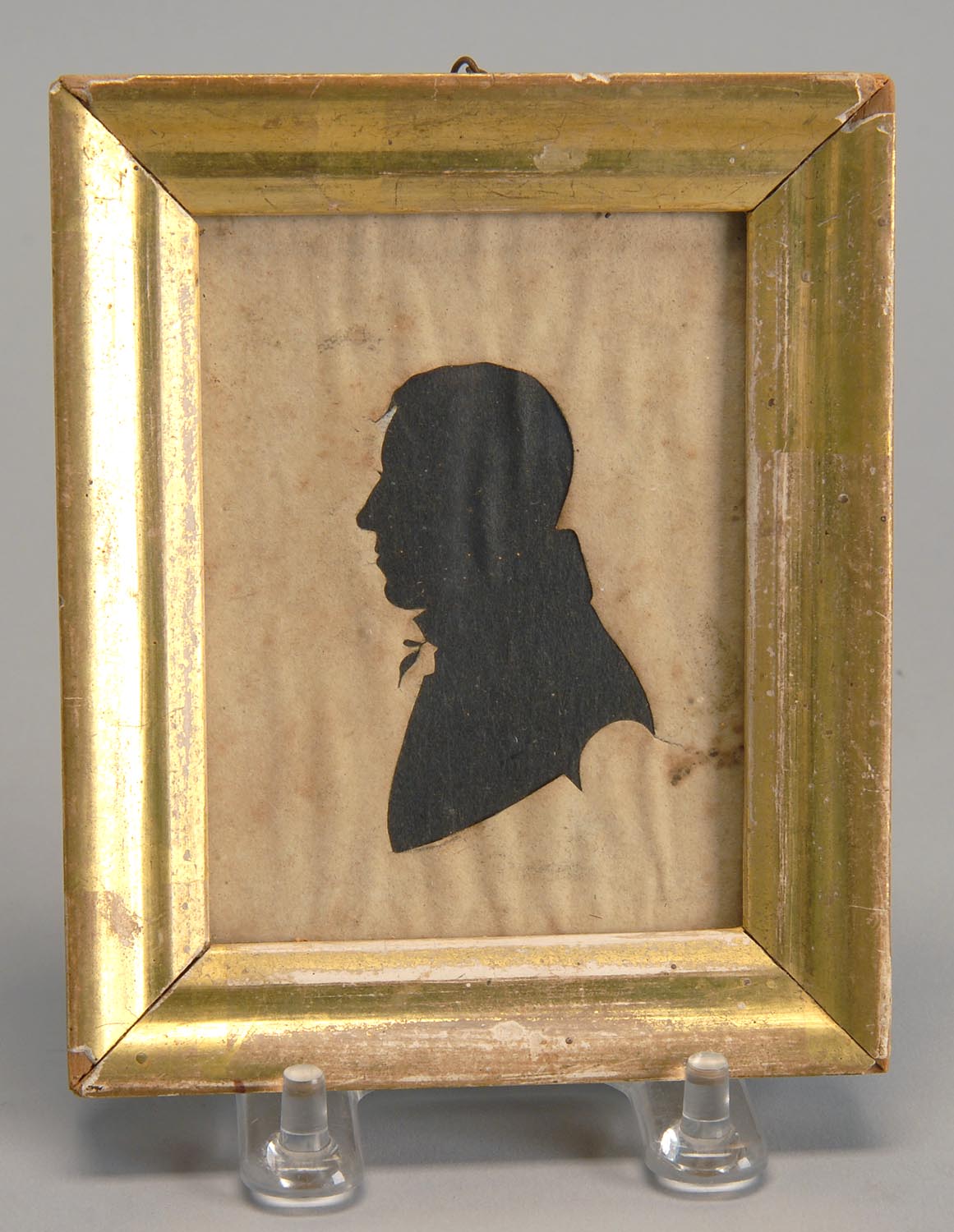 Appraisal: FRAMED SILHOUETTE th CenturyPurportedly Reverend Crocker of Brewster Massachusetts x