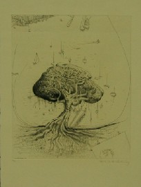 Appraisal: Brett Whiteley - The Moreton Bay Fig etching signed 'Brett