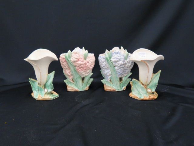 Appraisal: McCoy Pottery Vases tulip form other florals