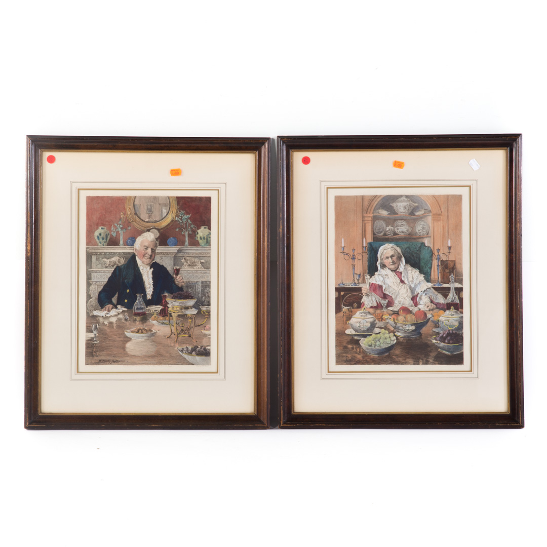 Appraisal: Pair of W Dendy Sadler prints each framed