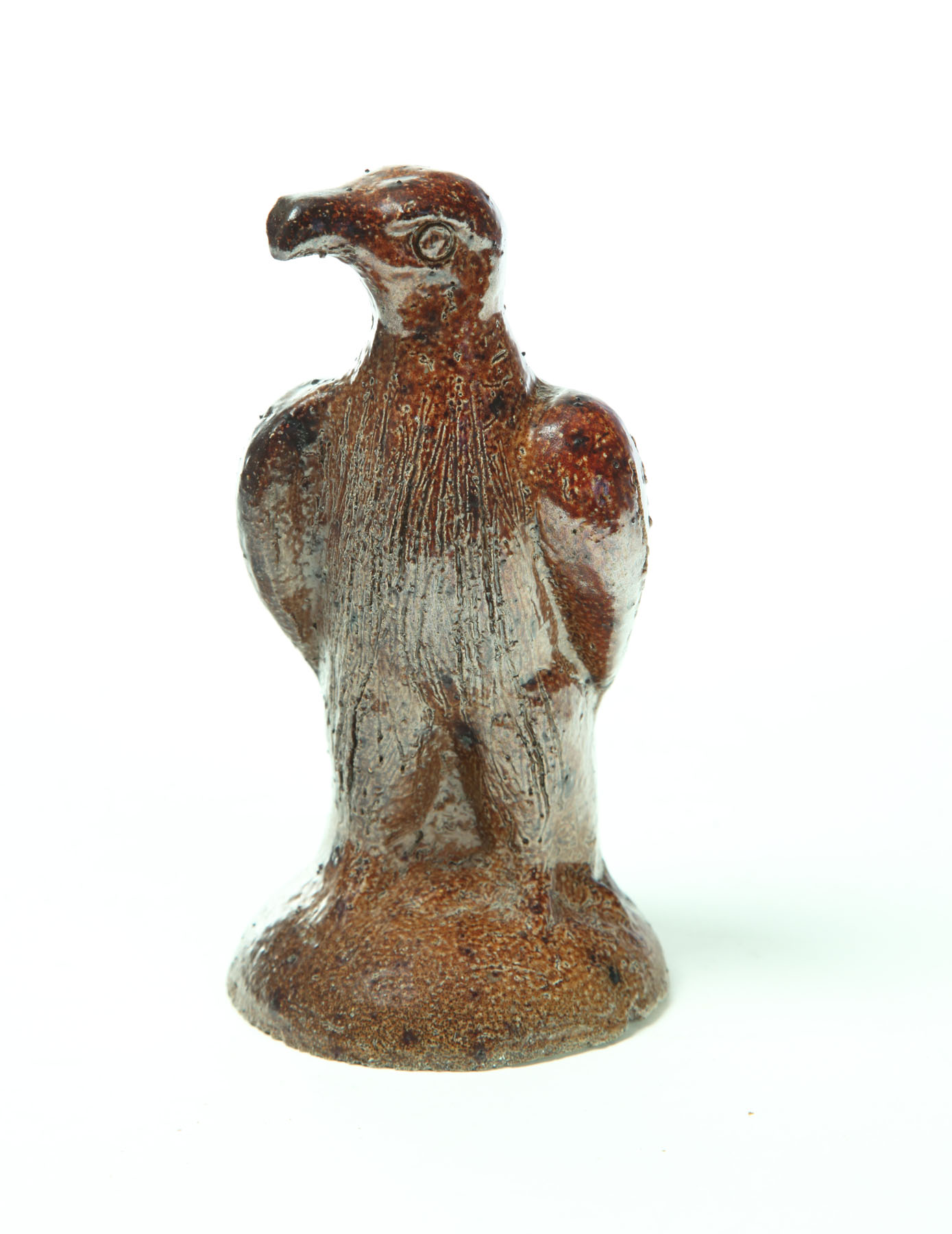 Appraisal: SEWERTILE EAGLE Ohio early th century Standing eagle with incised