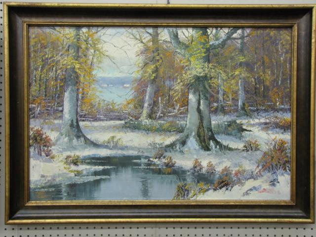 Appraisal: Herschel Fullen IN - x oil on canvas signed lower