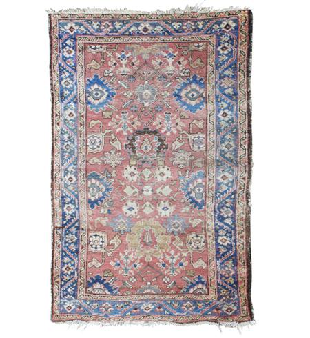 Appraisal: MAHAL RUG SULTANABAD WEST PERSIA LATE TH CENTURY the brick