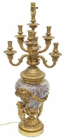 Appraisal: French Louis XVI style gilt bronze candelabra th c now