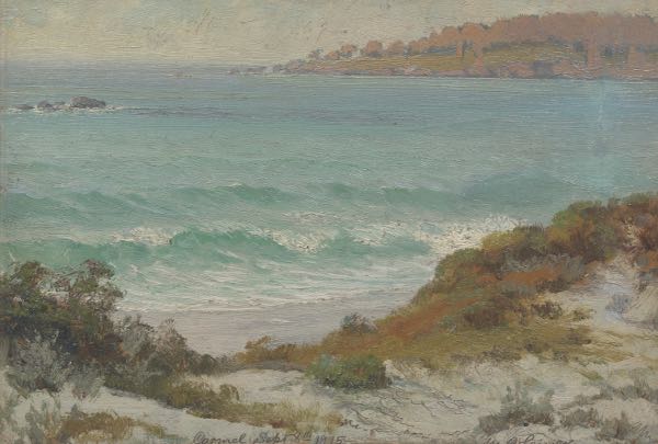 Appraisal: MARTIN LEISSER AMERICAN - x Carmel by the sea Oil