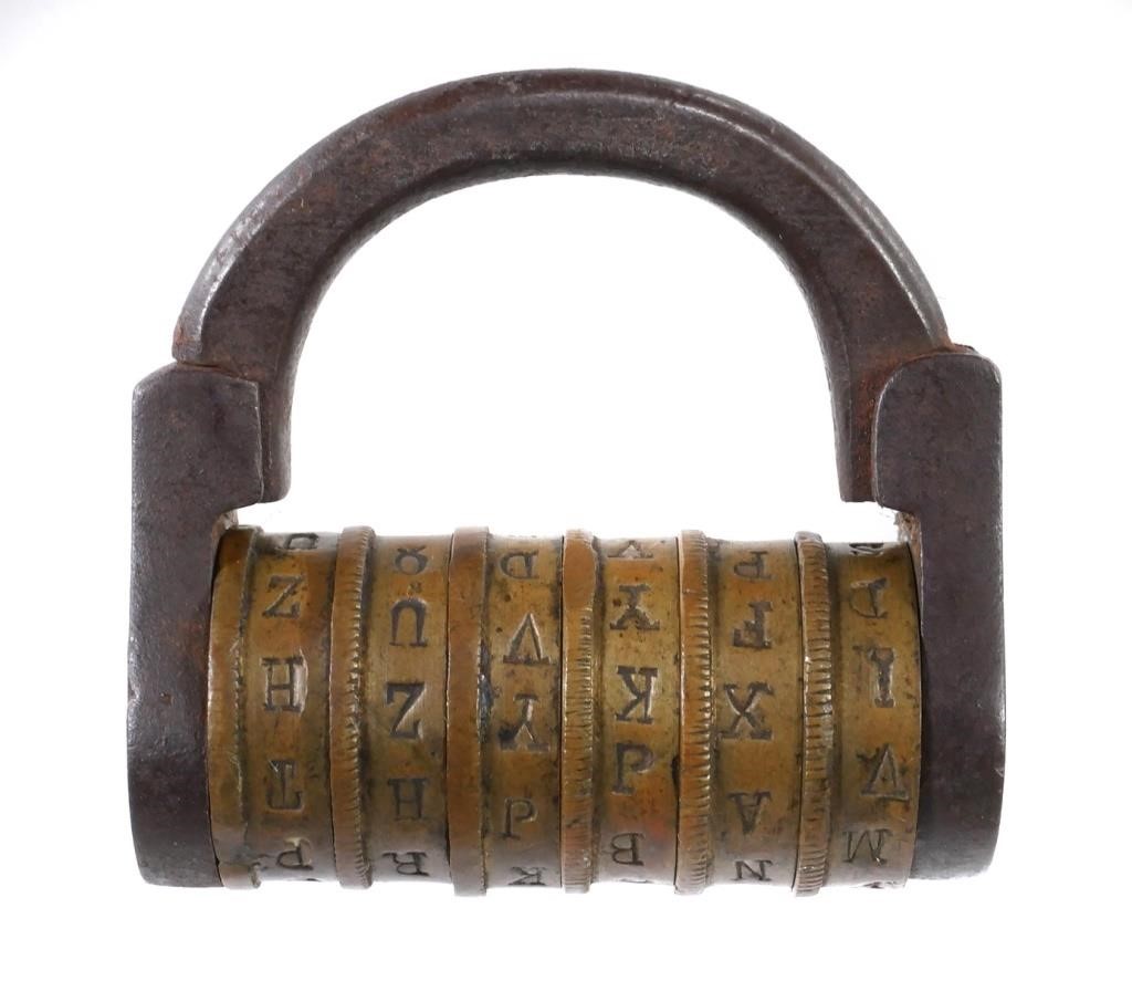 Appraisal: Late s to early s lock probably French with six