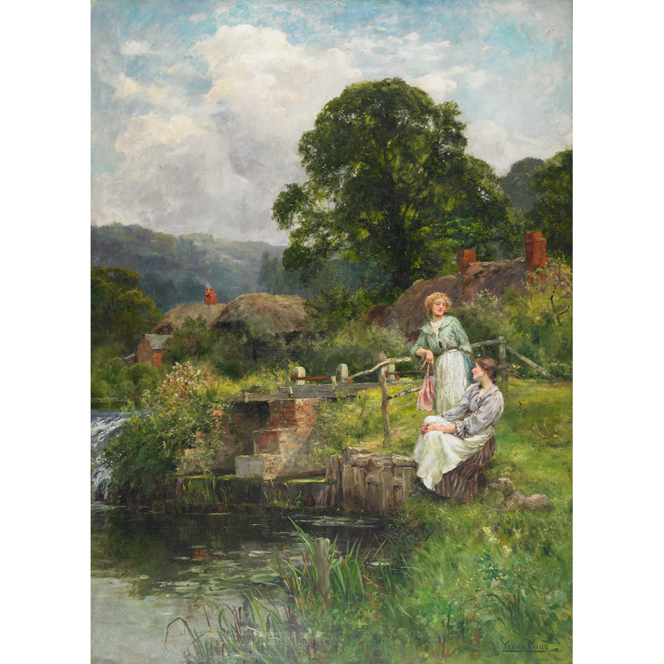 Appraisal: Henry John Yeend King - British BY THE OLD MILL